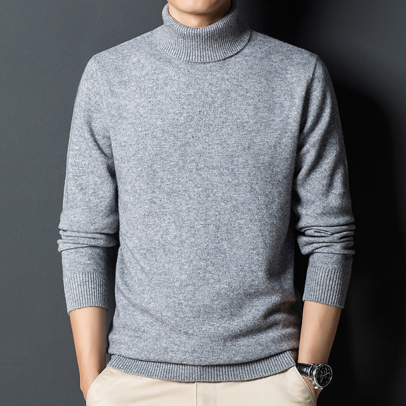 Ralph – Timeless Men's Turtleneck Sweater in Khaki