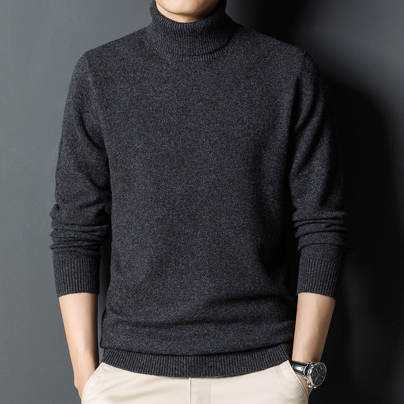 Ralph – Timeless Men's Turtleneck Sweater in Blue