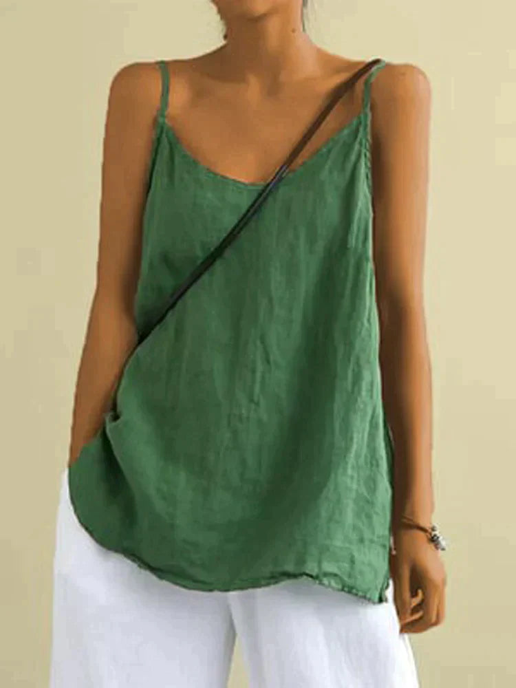 Hedvig - Breezy Summer Blouse in White