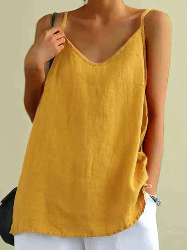 Hedvig - Breezy Summer Blouse in Green