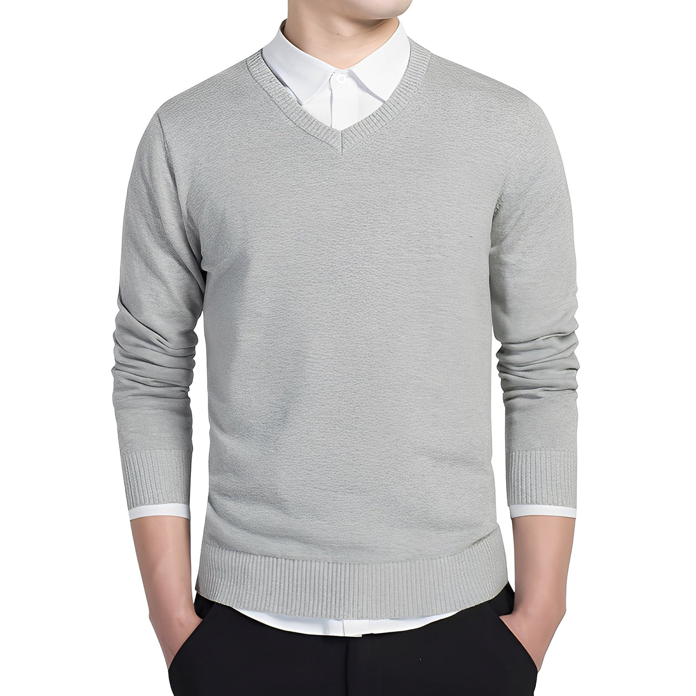 Tom Men's V-Neck Knit Sweater product image