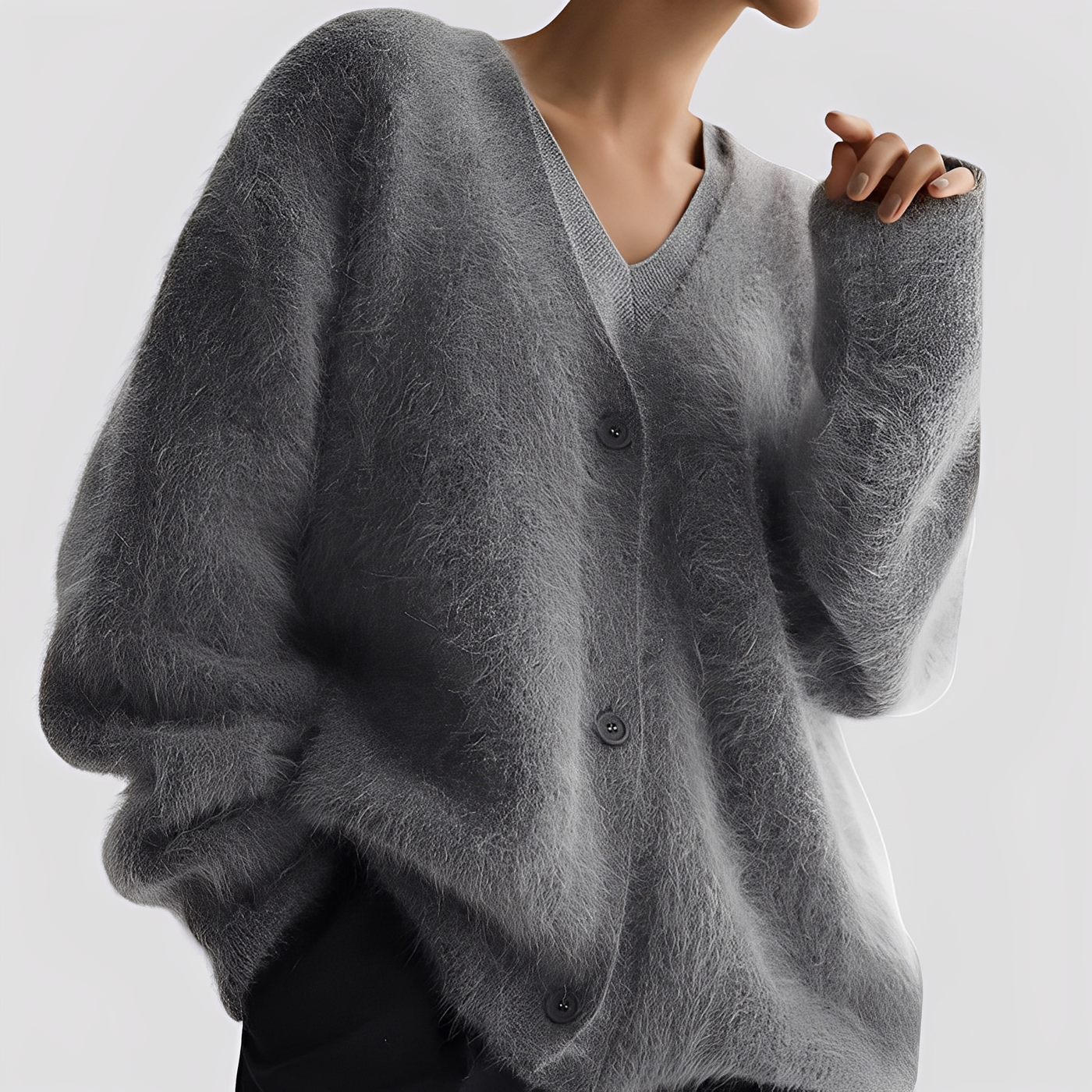 Lavena – Cozy Women's Sweater in Beige