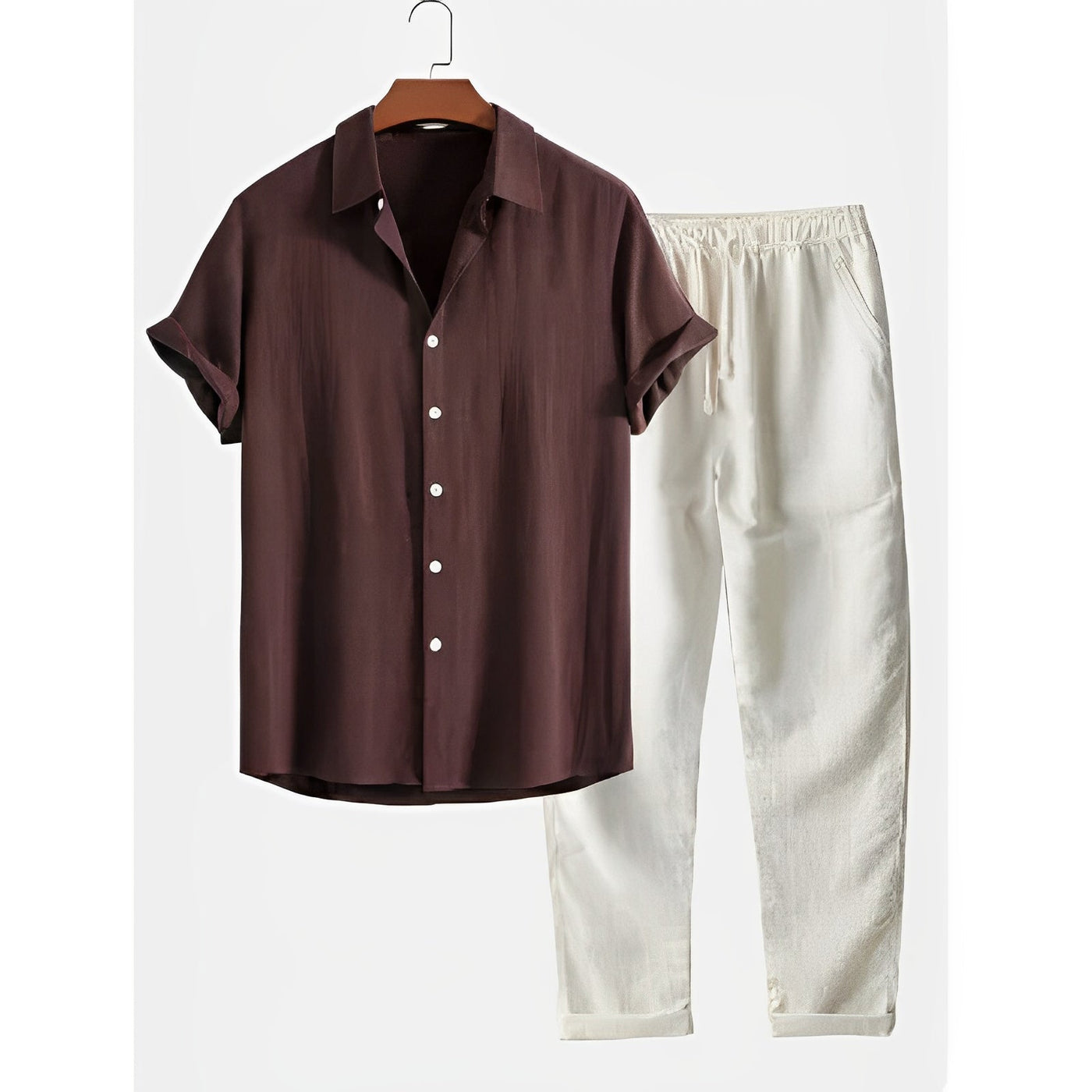 Phillip - Men's Relaxed Summer Attire in Blue