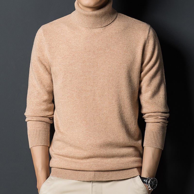 Ralph – Timeless Men's Turtleneck Sweater in White