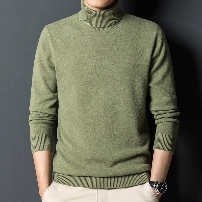 Ralph – Timeless Men's Turtleneck Sweater in Gray