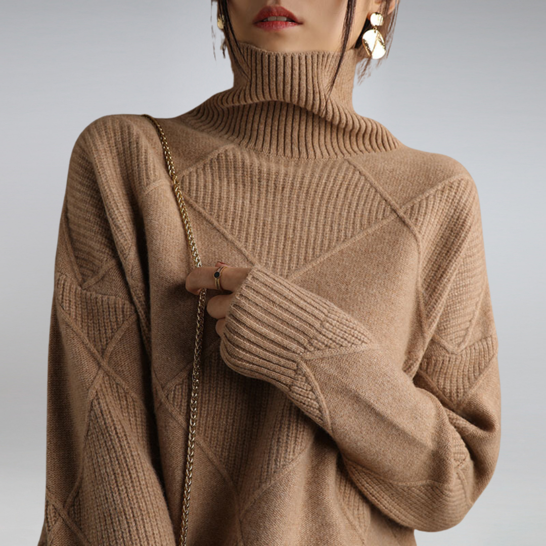 Camille – Women's Turtleneck Sweater product image