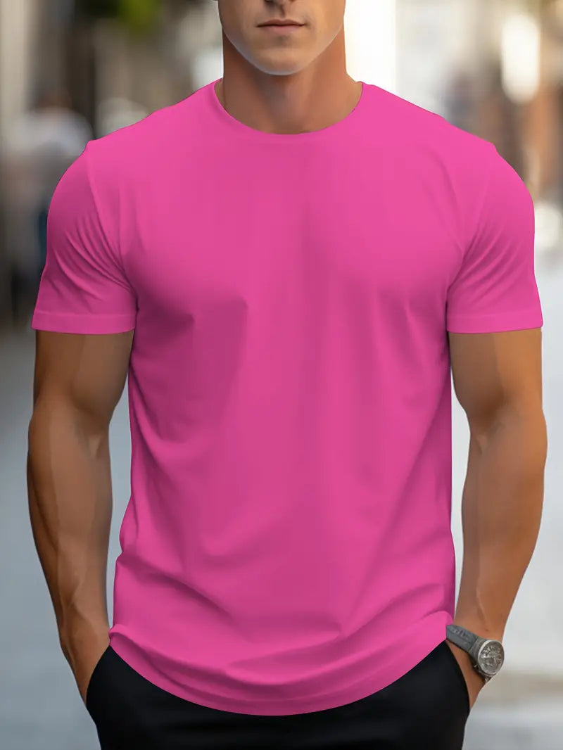Owen - Trendy Men's Tee in Red