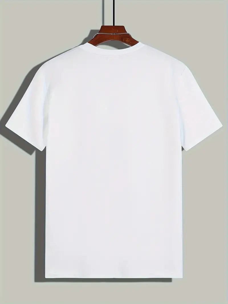 Owen - Trendy Men's Tee in White