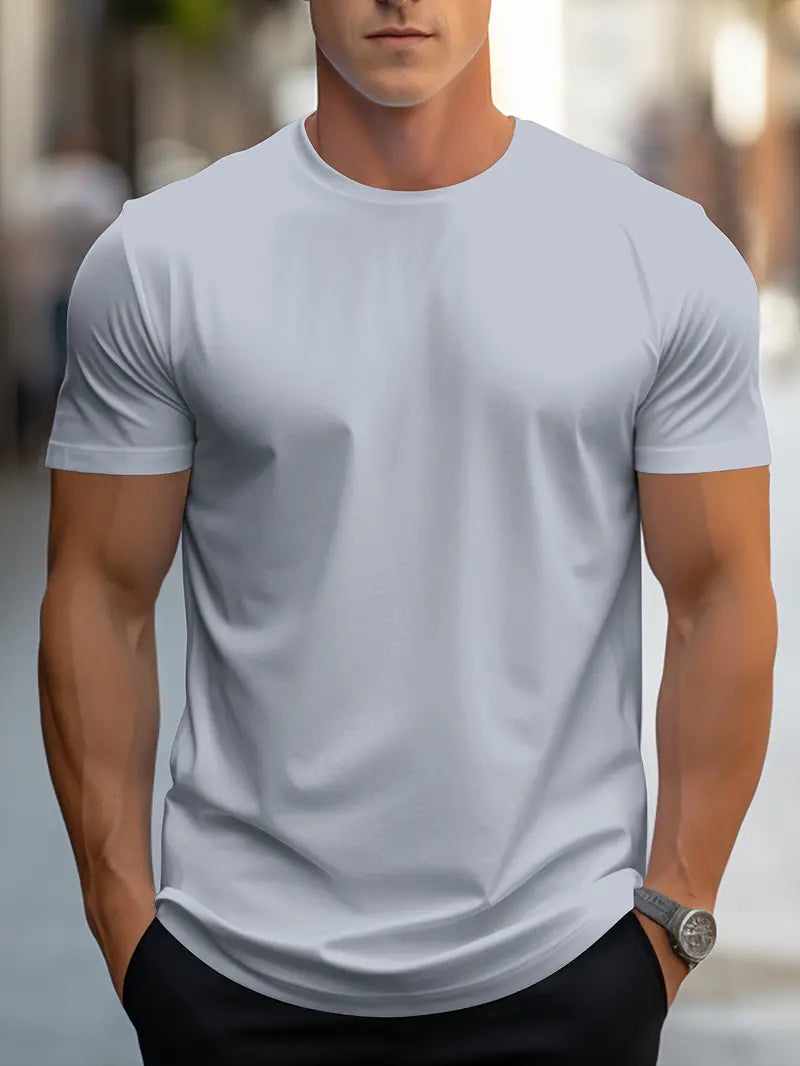 Owen - Trendy Men's Tee in Red