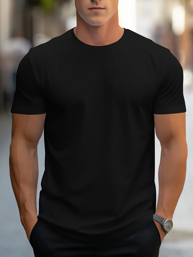 Owen - Trendy Men's Tee in Red