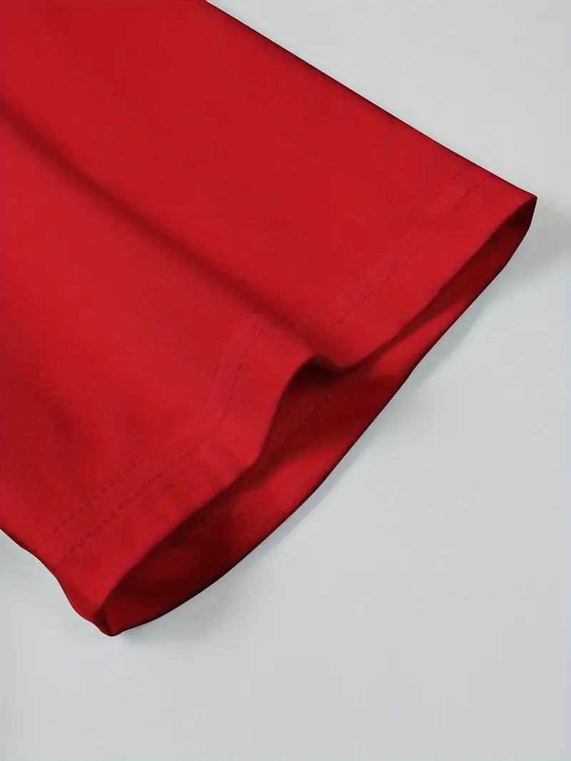 Owen - Trendy Men's Tee in Red