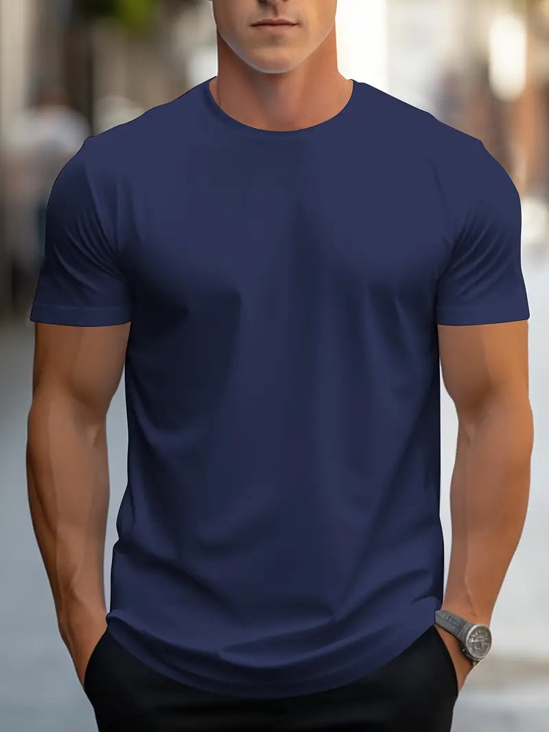 Owen - Trendy Men's Tee in Red