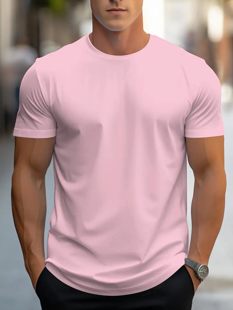 Owen - Trendy Men's Tee in Red