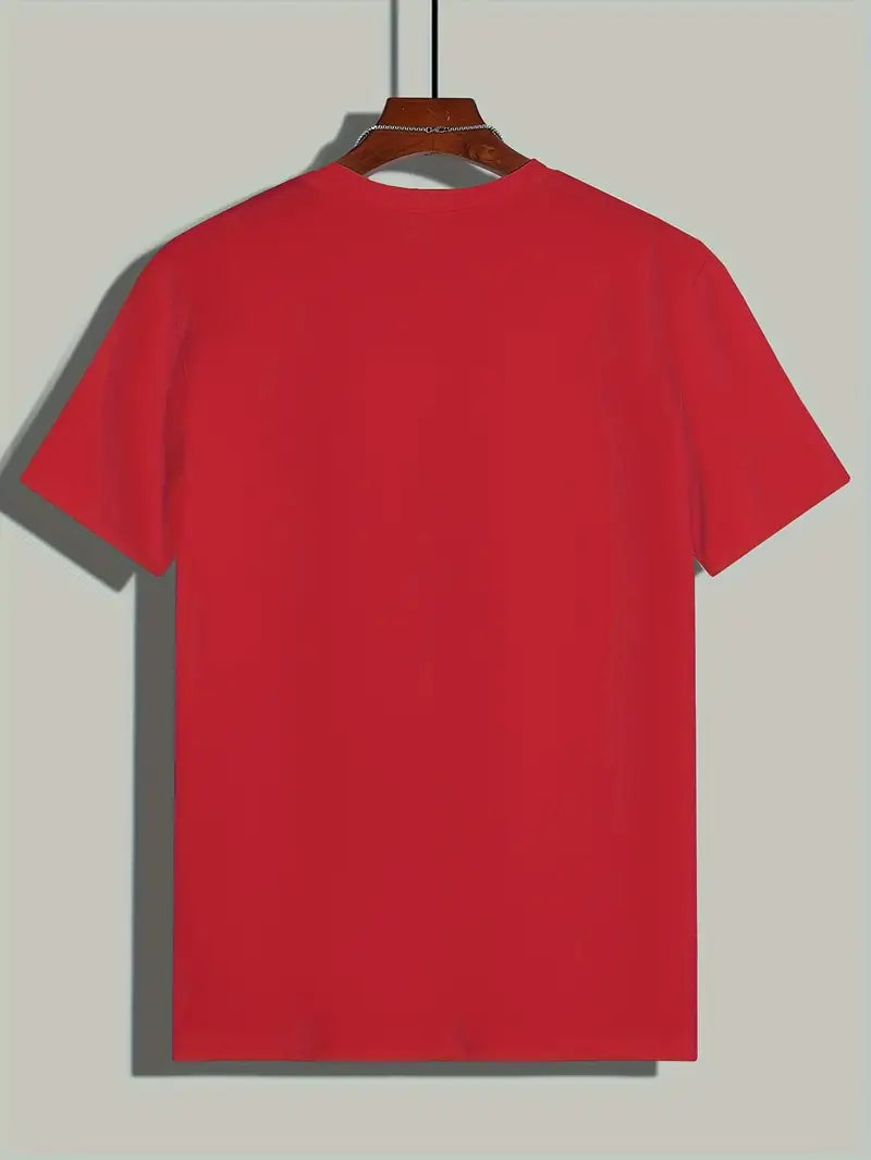 Owen - Trendy Men's Tee in Red