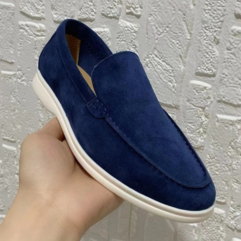 Clark – Stylish Classic Slippers for Men in Dark Blue