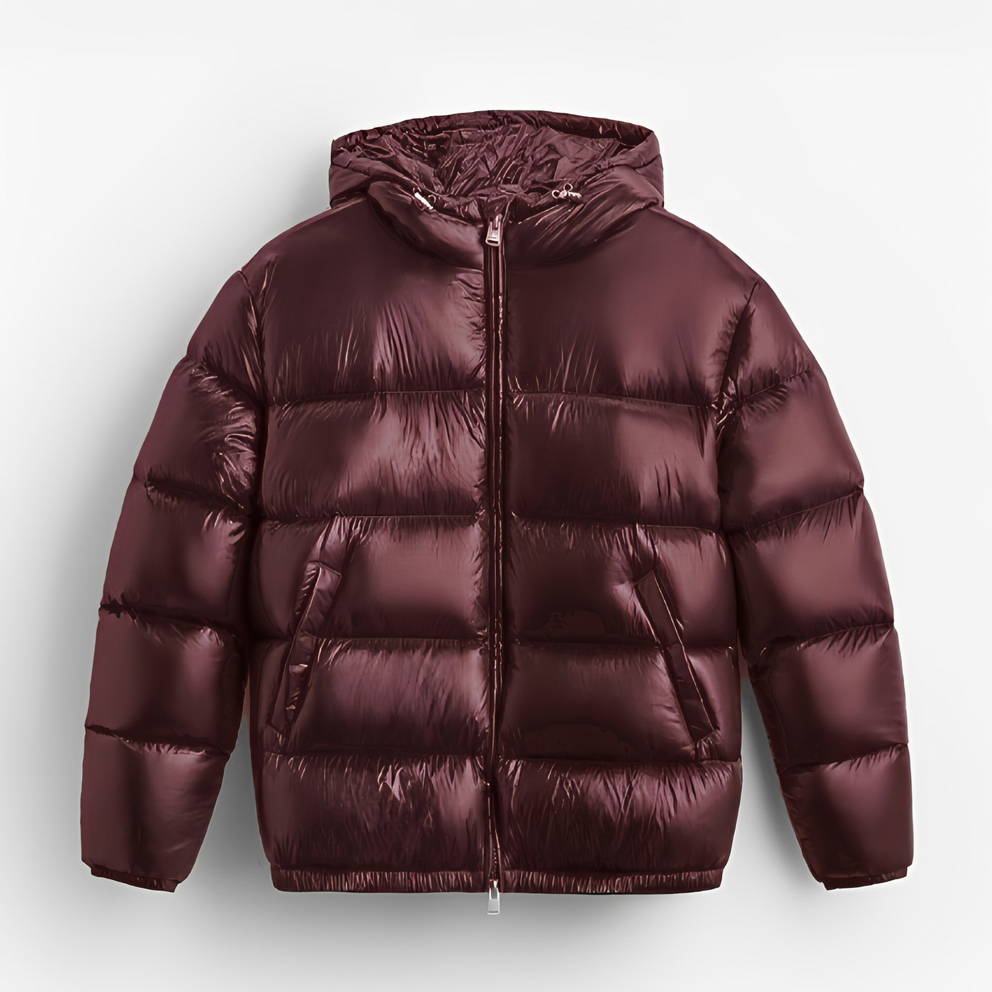 Myles – Men's Padded Hooded Jacket in Black